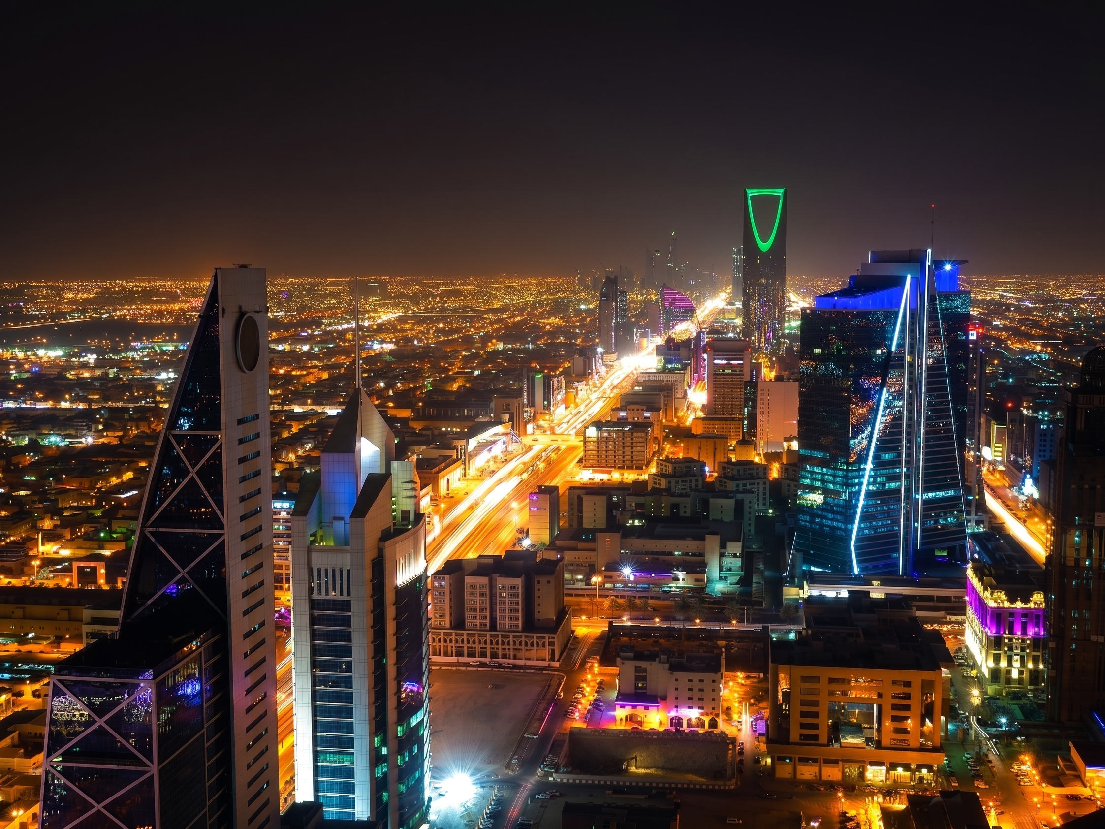 Modern Saudi Arabia skyline